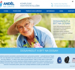 Anděl na drátě   →<p>Nové logo a webové stránky Anděl na drátě. Anděl na drátě pomáhá rodičům, prarodičům, samostatně žijícím seniorům či...  