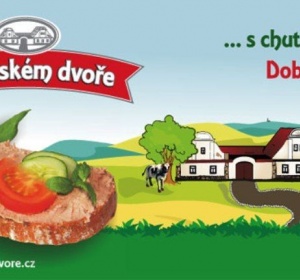 Na selském dvoře   →<p>Návrh logotipu a jednotného stylu nové značky Na selském dvoře. Etikety a grafické zpracování reklam.</p>
  